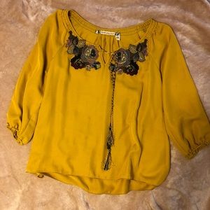 Gold blouse